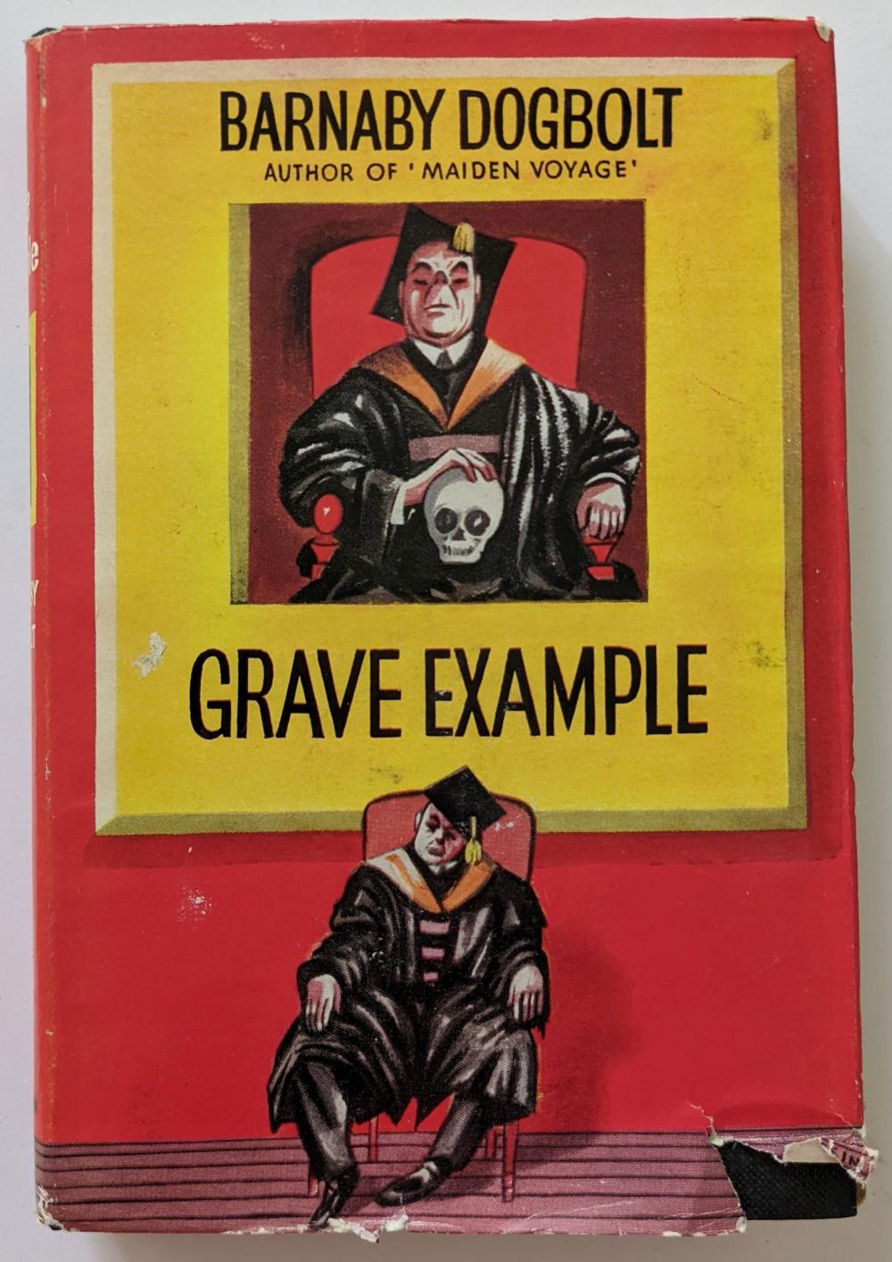 Book Grave Example by BARNABY DOGBOLT, Author of "MAIDEN VOYAGE"