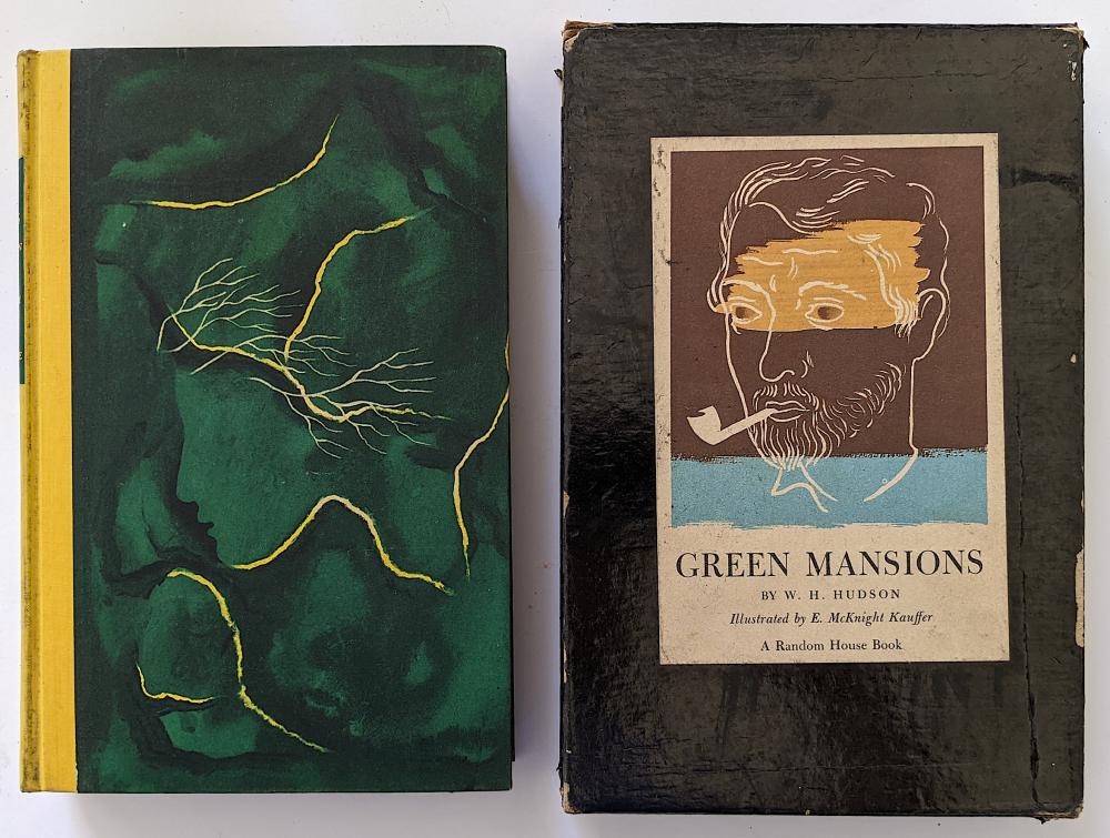 Book GREEN MANSIONS by W. H. Hudson, Illustrated, 1944