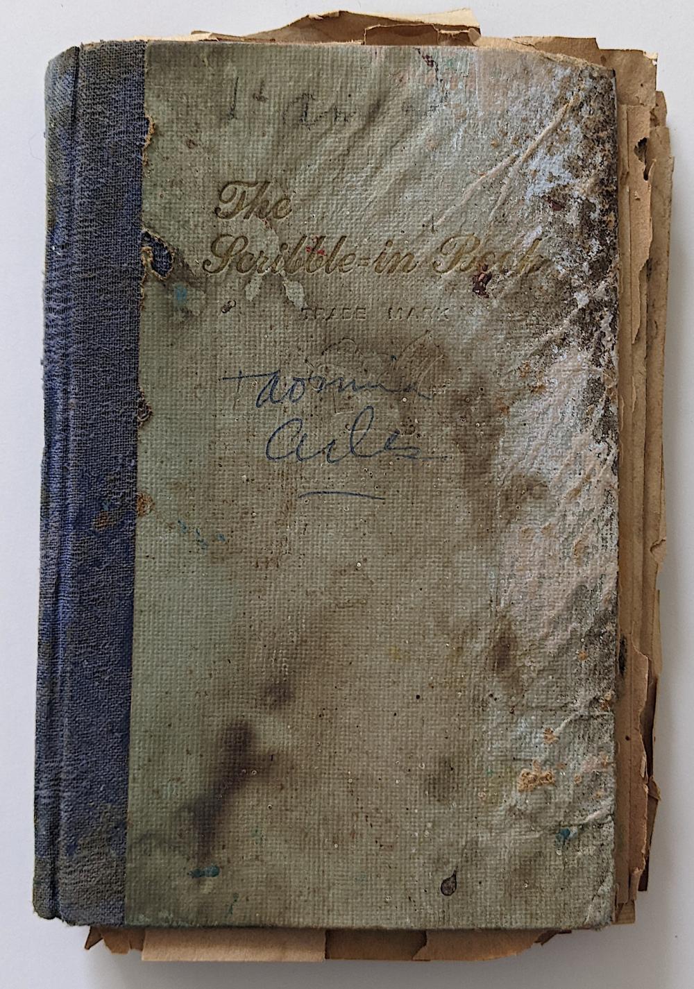 Vintage Original OUIDA GEORGE Artist Book Sketch
