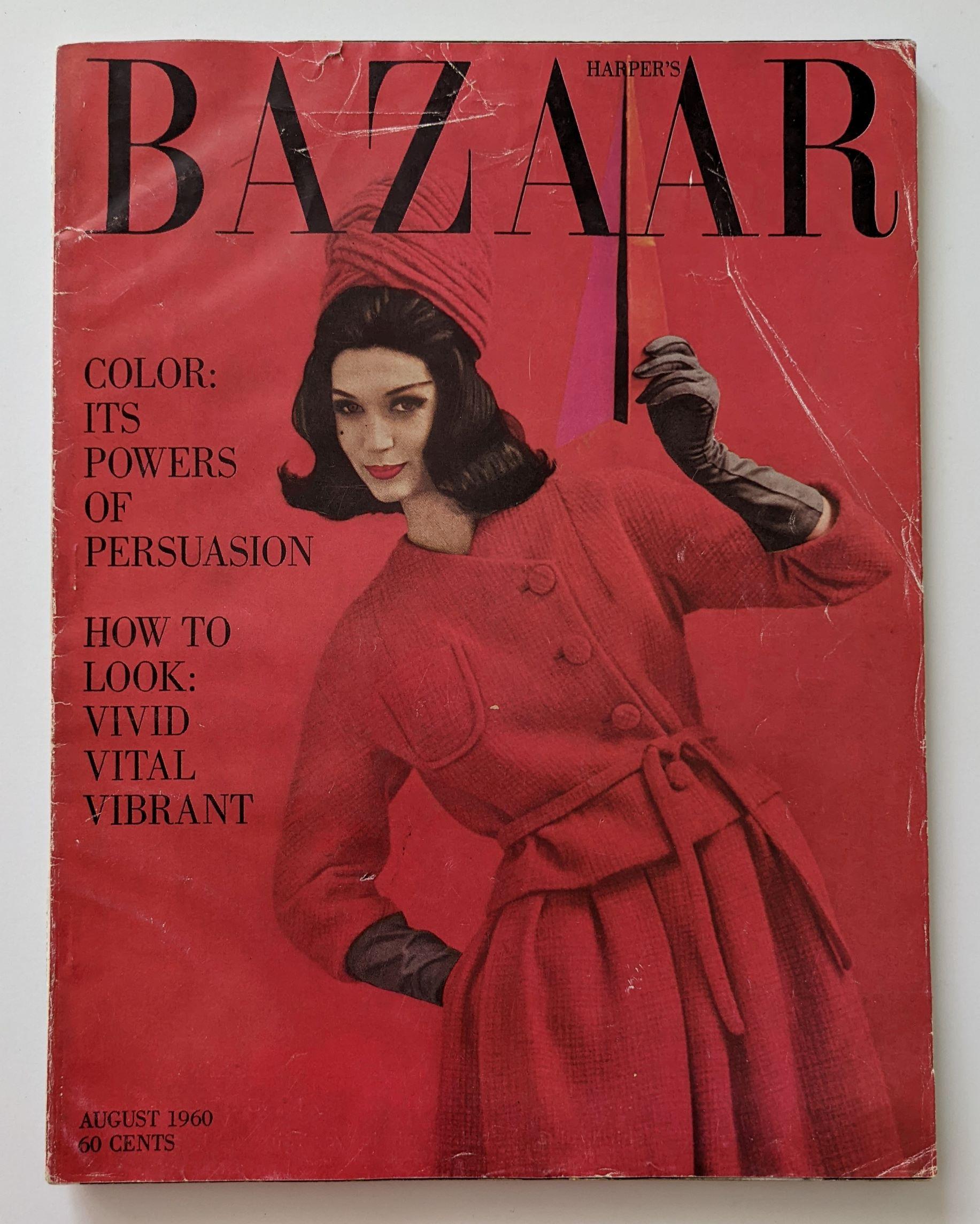 Magazine "BAZAAR" AUGUST 1960
