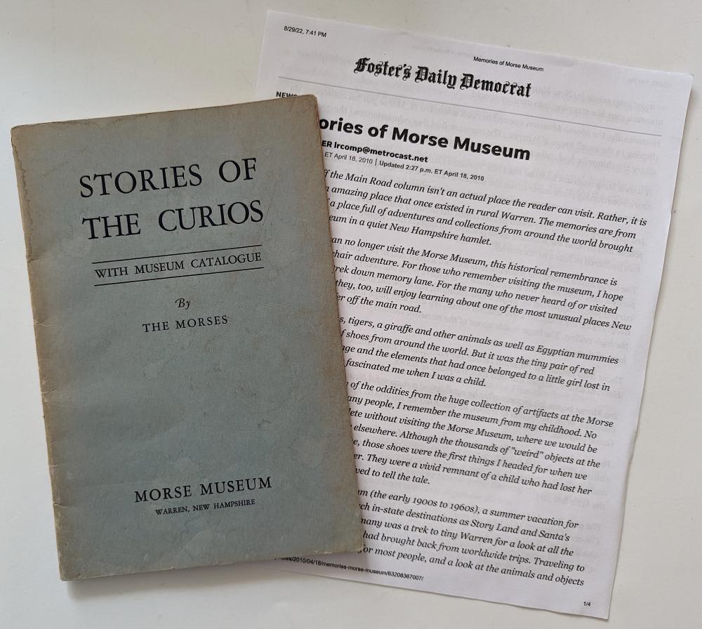 Rare Booklet Stories Of The Curios Morse Museum