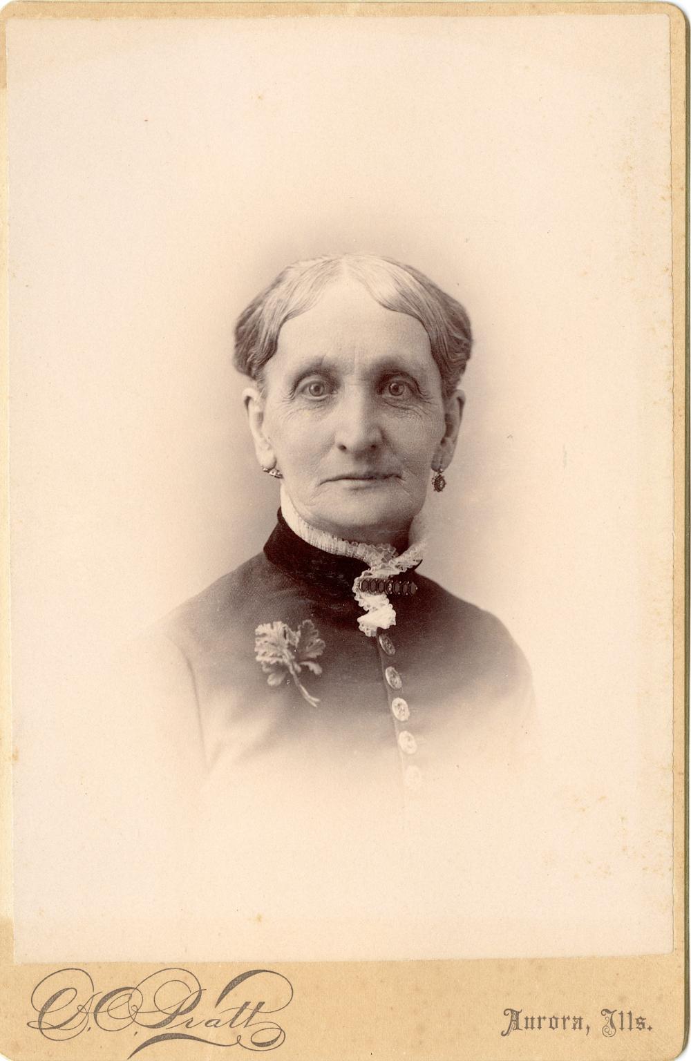 Antique Cabinet Photo American Portrait, 1800s