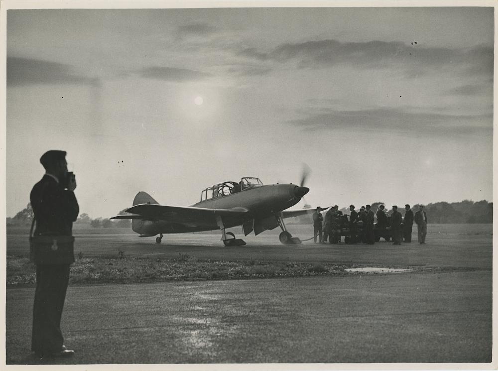 Antique Real Photo Rare Aviation British Bomber