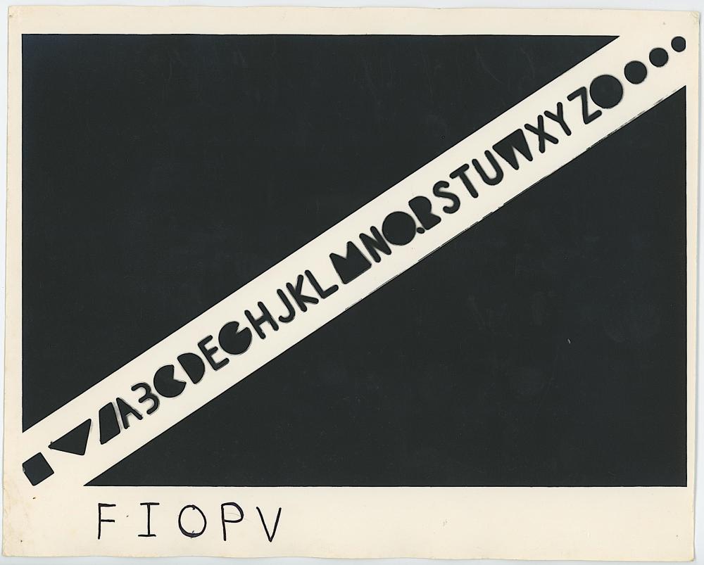 Vintage Print Abstraction Print Screen or Photo (? ) Manner of DIEBENKORN (?)