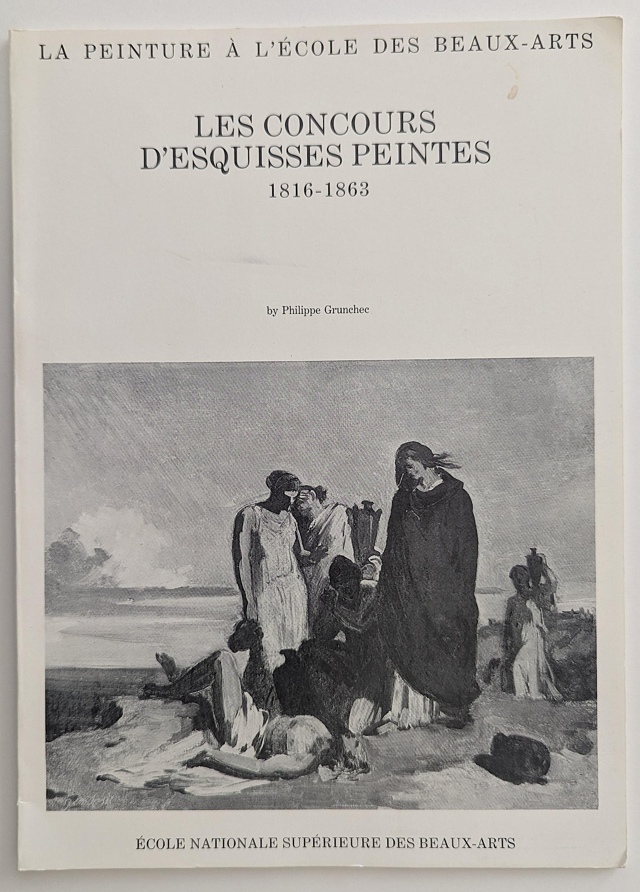 Les Concours d'Esquisses Peintes, 1816-1863 Original Catalog