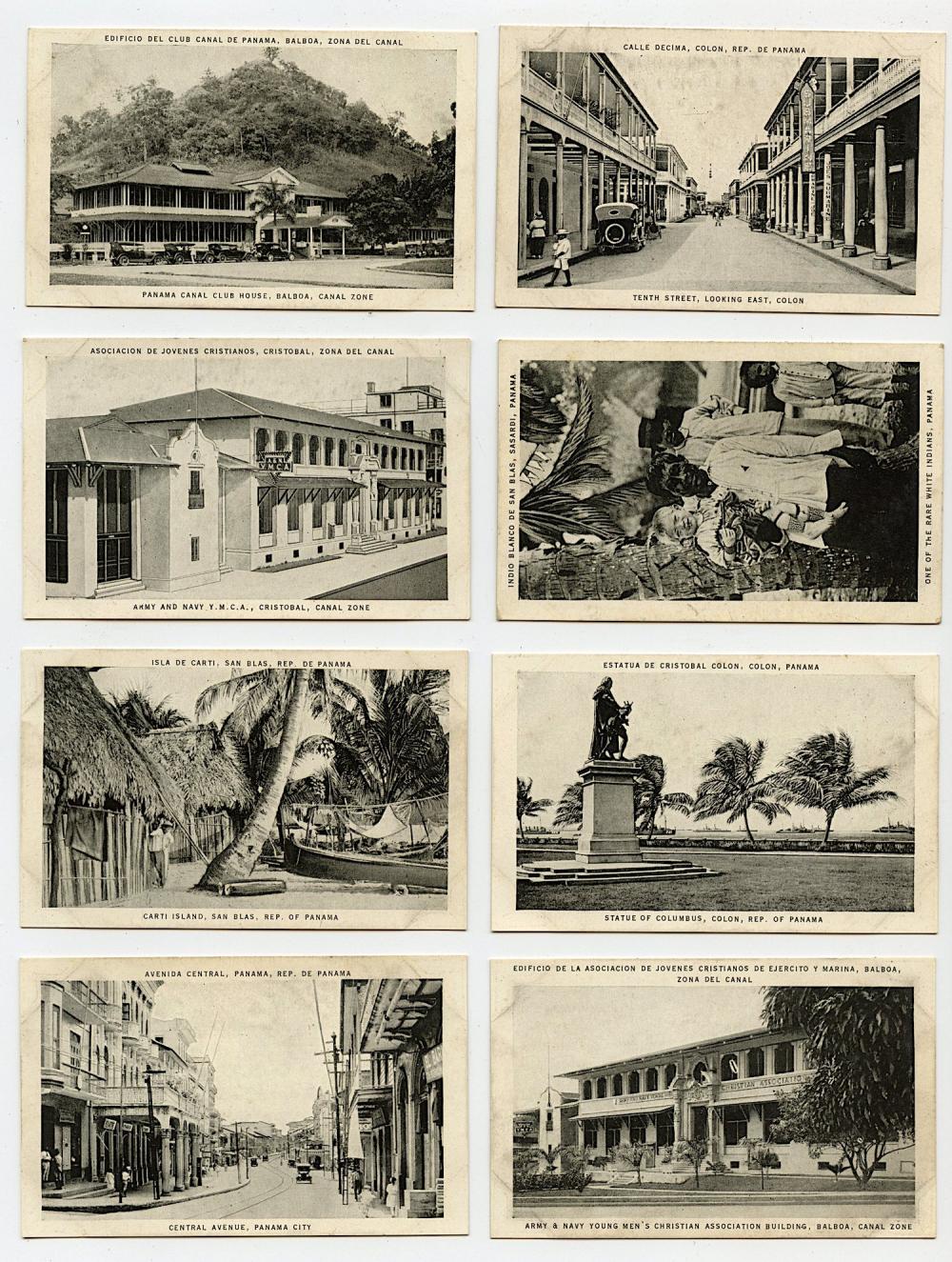 Set of Vintage Photos American Army Sailors Panama Canal Era