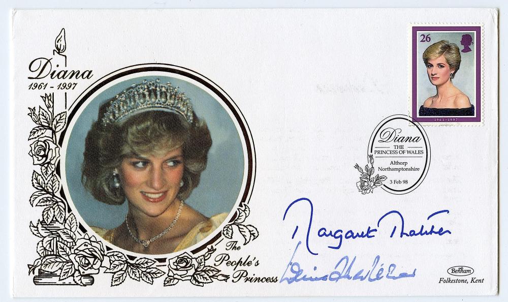 Benham Diana 1961 - 1997 Signed by Margareth Thatcher