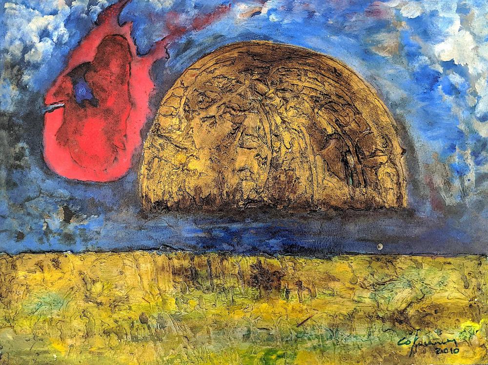MANOLO COLMENARES Colombian Abstract Composition Oil