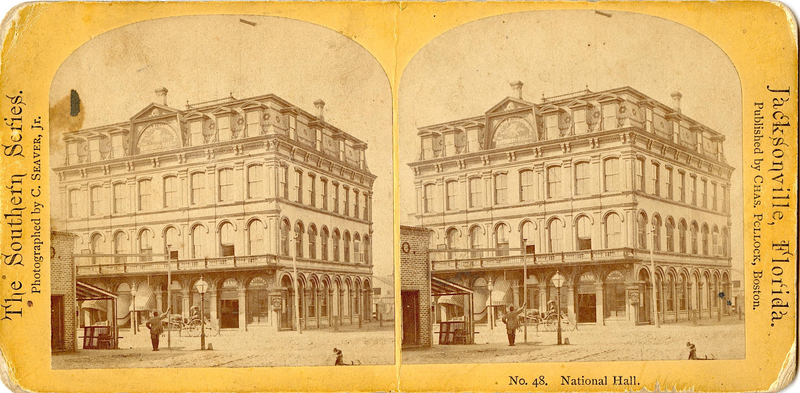 Antique Real Photo Stereoview Jacksonville, FL