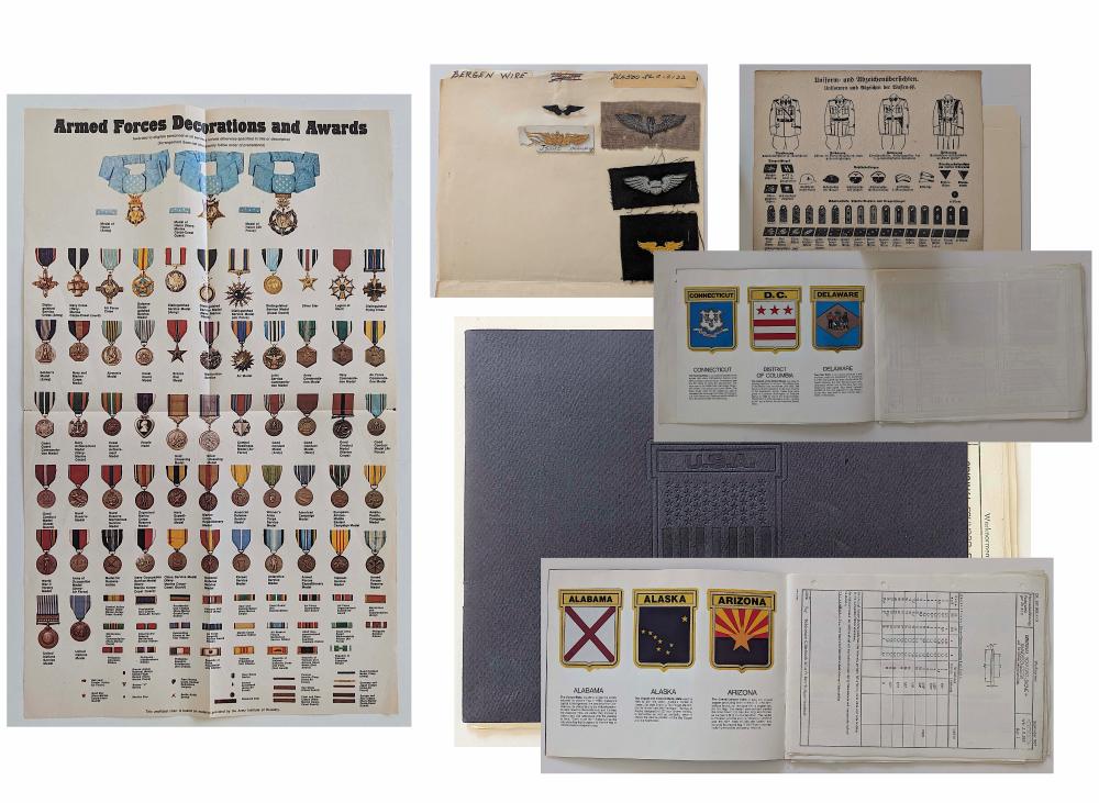 Vintage Group Rare Collectible Military Ephemera
