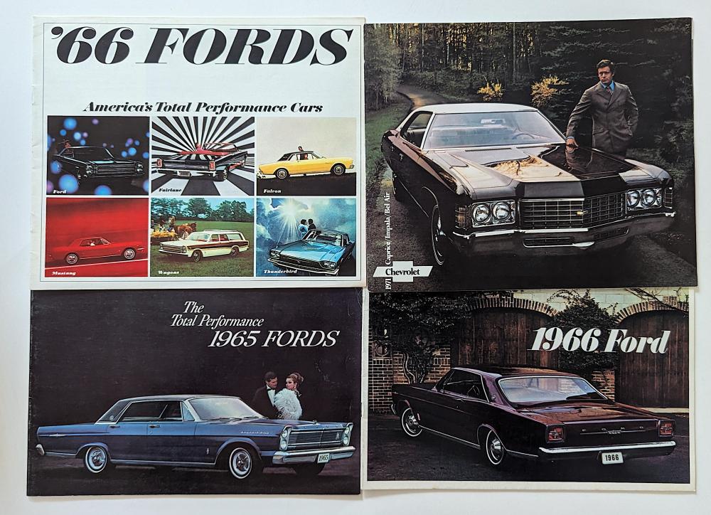 Set 4 Vintage Catalogs American Cars Vehicles
