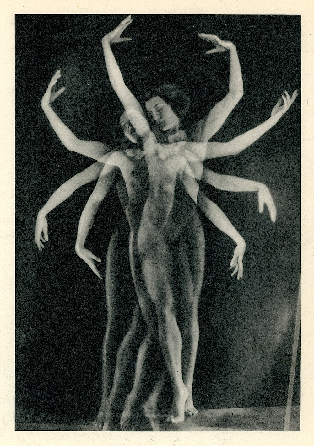 Vintage Quality Photogravure YVA Nude, 1930s