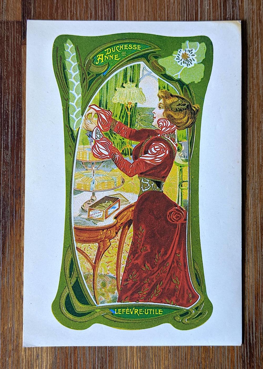 Vintage Advertising / Art Deco Design Card