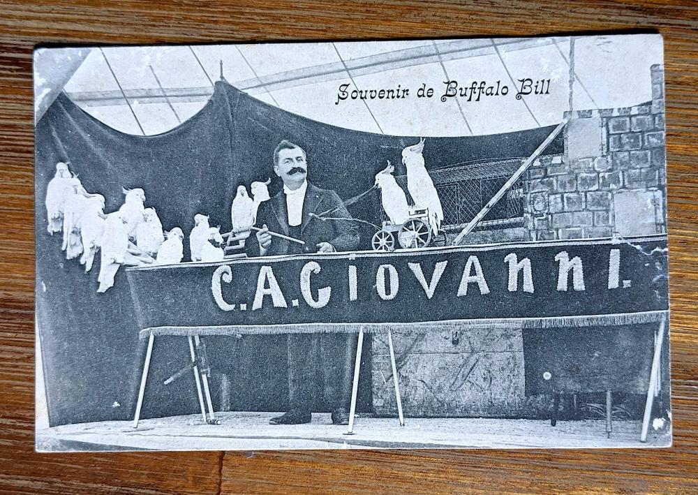 Antique / Vintage Circus Postcard Actors