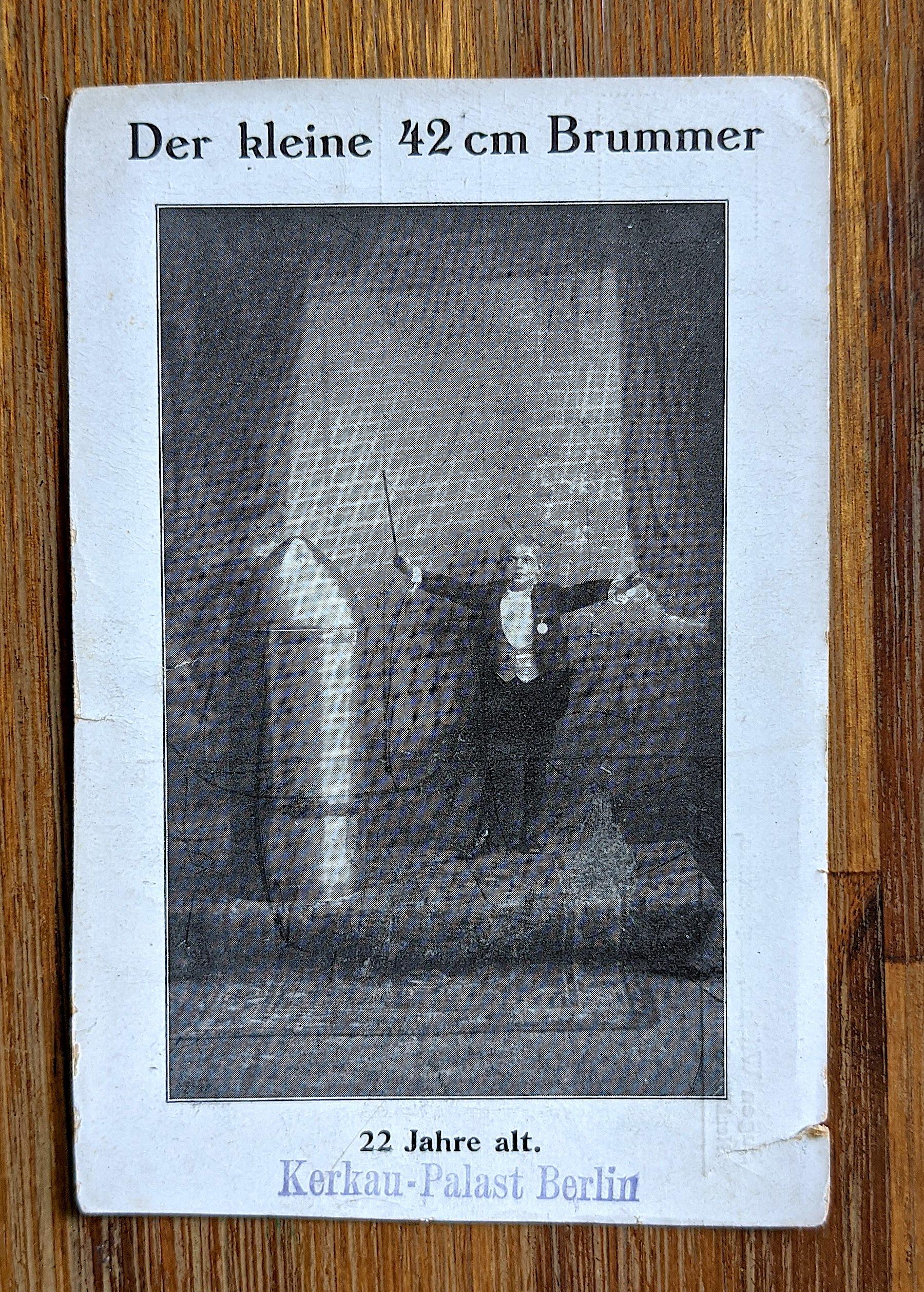 Antique / Vintage Circus Postcard Actors