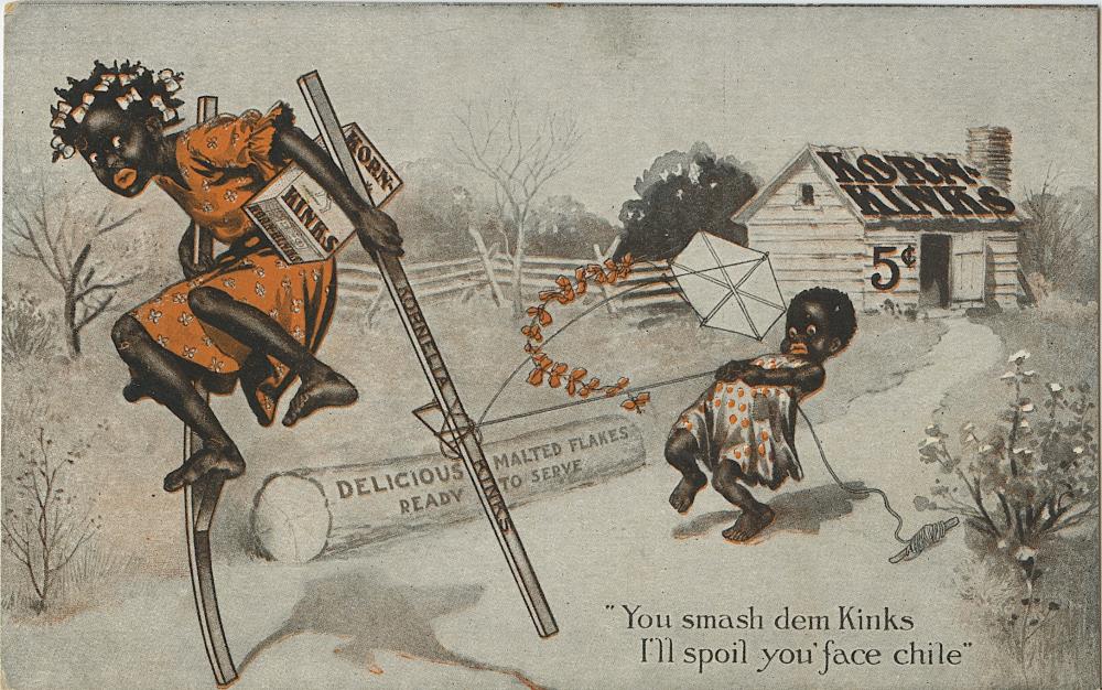 Antique Rare Postcard Black Americana