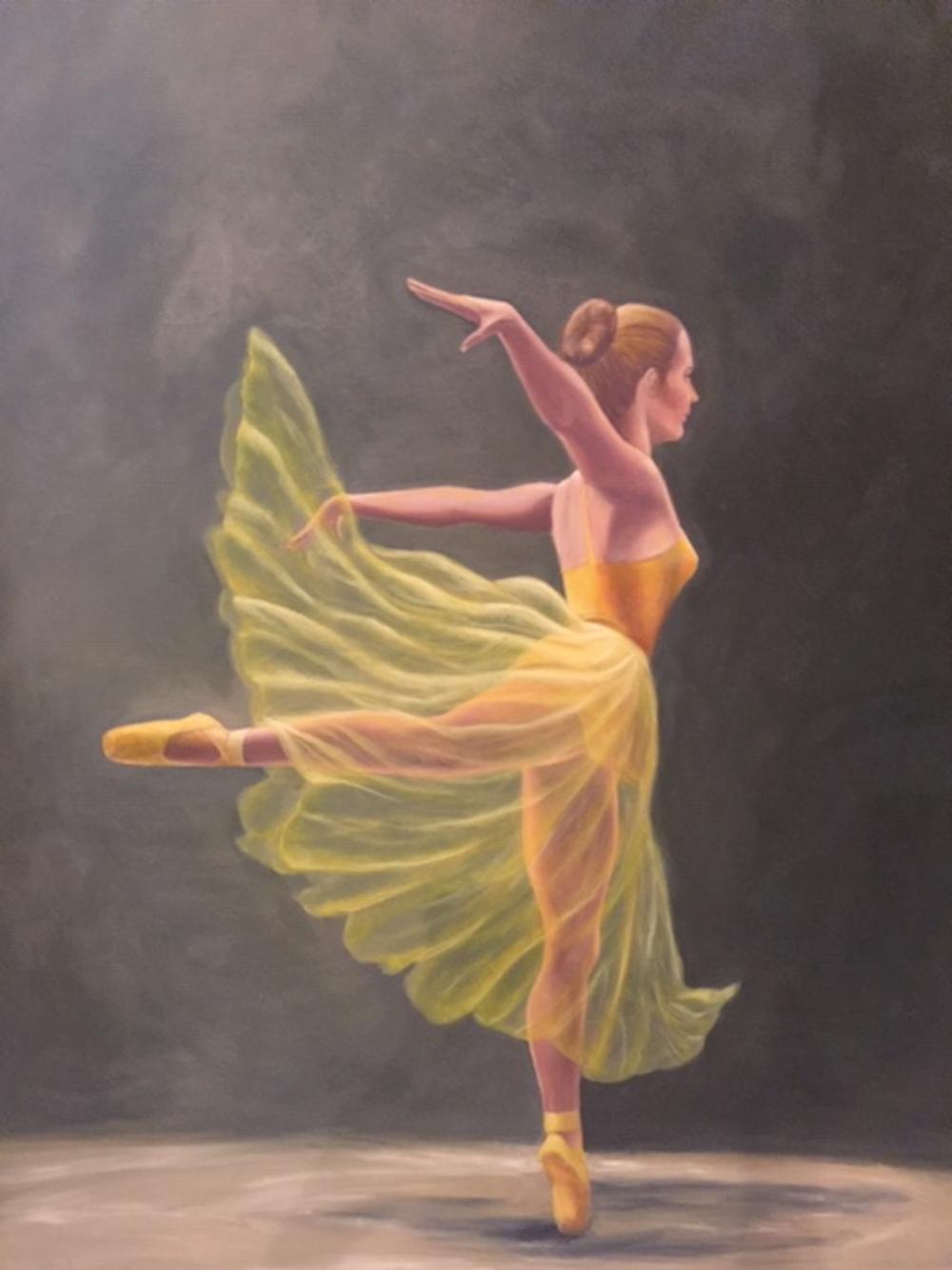 MARIA ELENA VALVERDE, American Dancer Oil