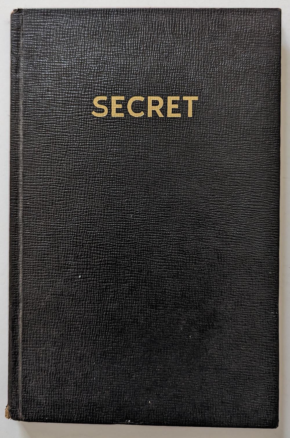 Vintage Book SECRET by Wesley W. Stout, 1947