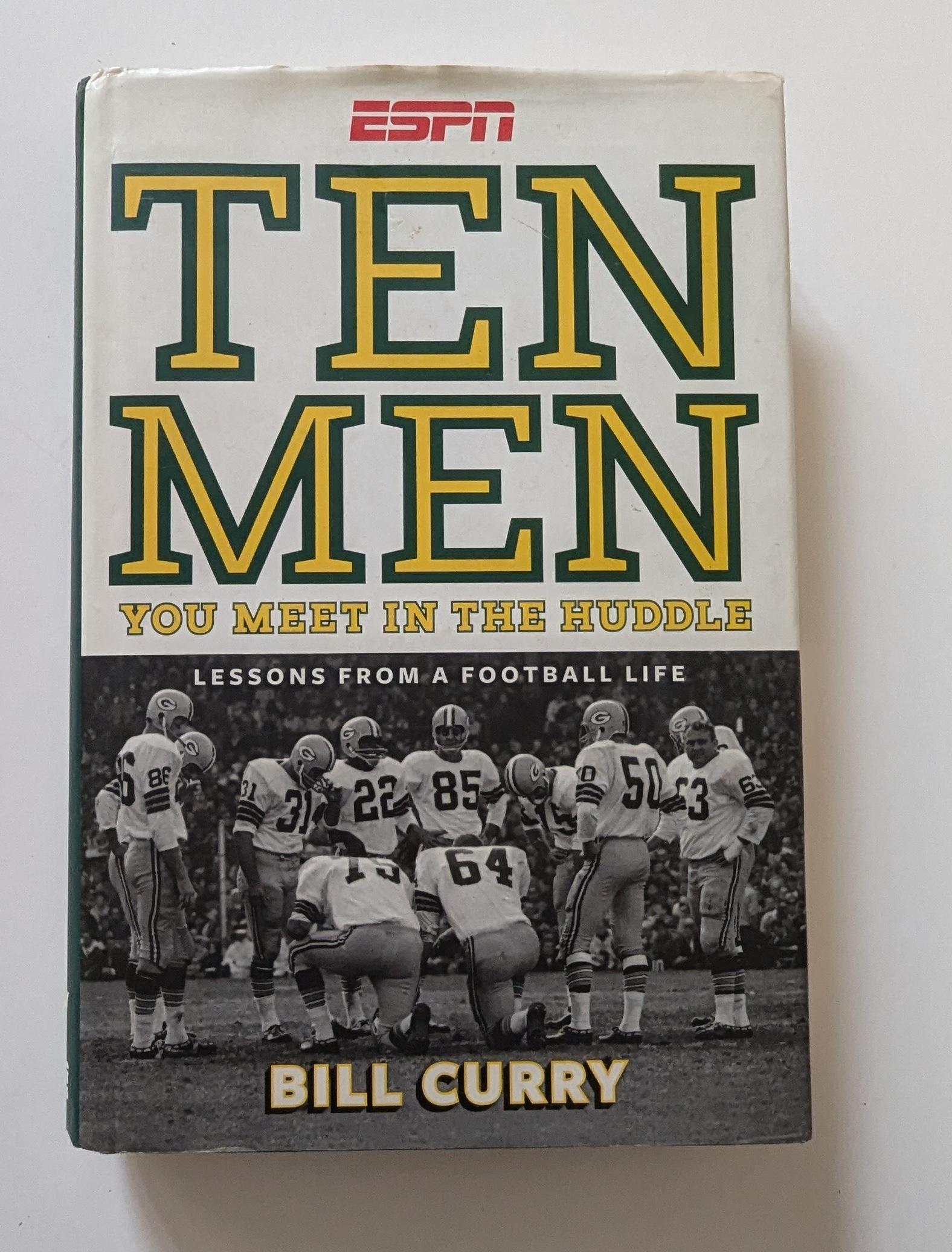 Scarce Used Book Ten Men You Meet in the Huddle SIGNED