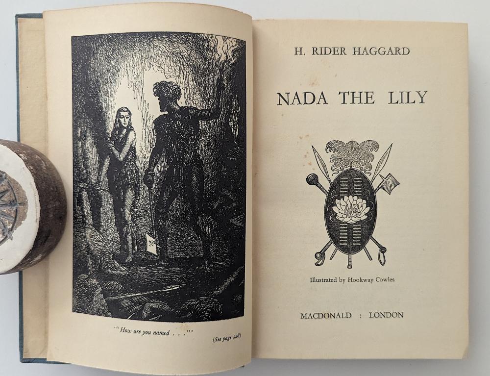 Vintage Book NADA THE LILY BY H. Rider Haggard, 1949