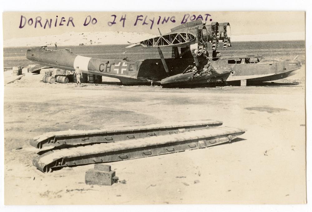 Vintage Original Velox Photo Military Bomber, Ship