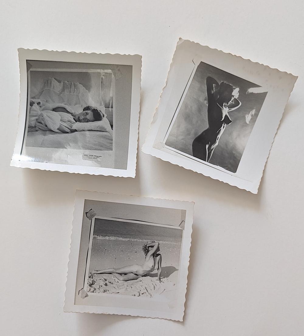 Original Set 3 BUNNY YEAGER Velox Kodak Pin Up , 1960s