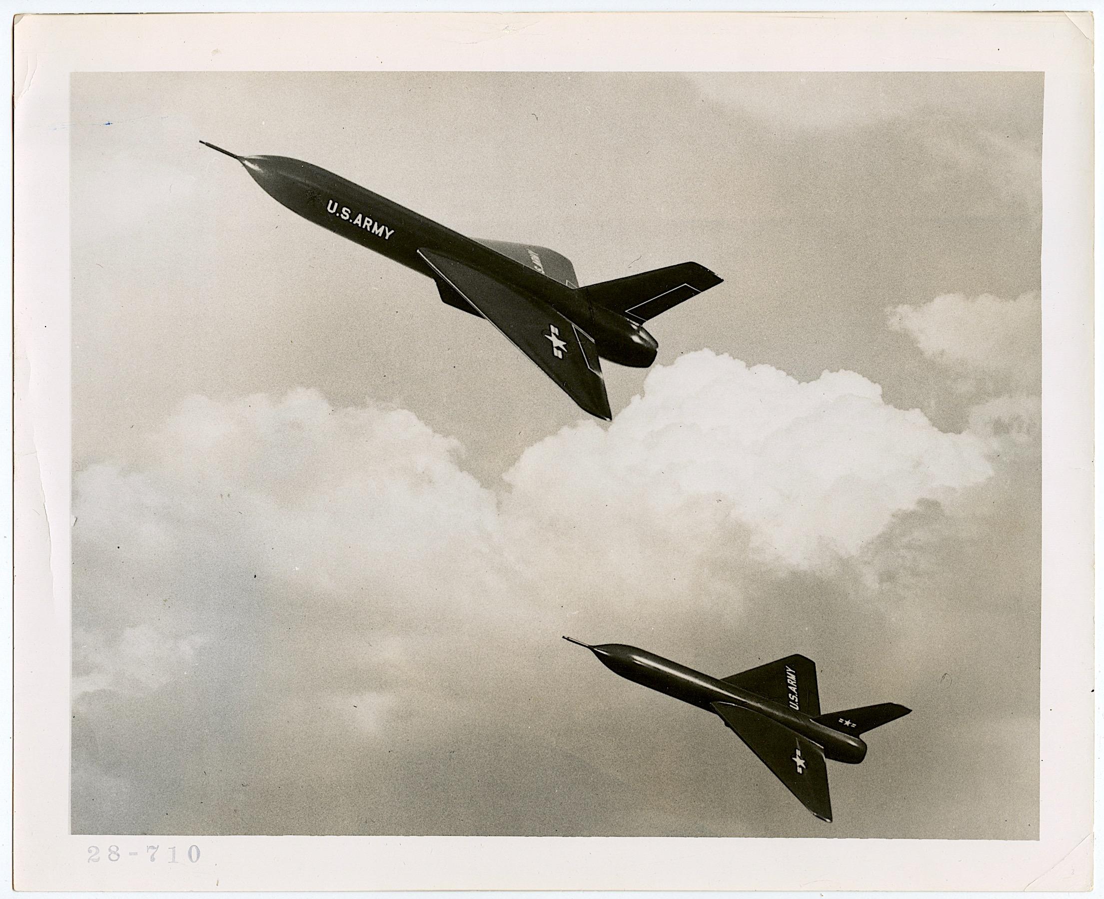 Vintage Photo Military Aviation Surveillance Drones