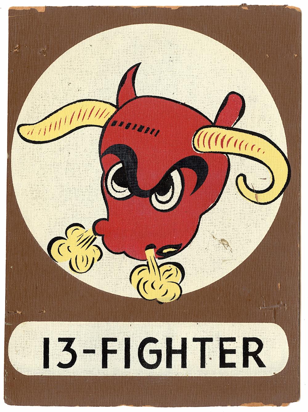 Rare Badge of Fighter Squadrons USAAF During the WWII
