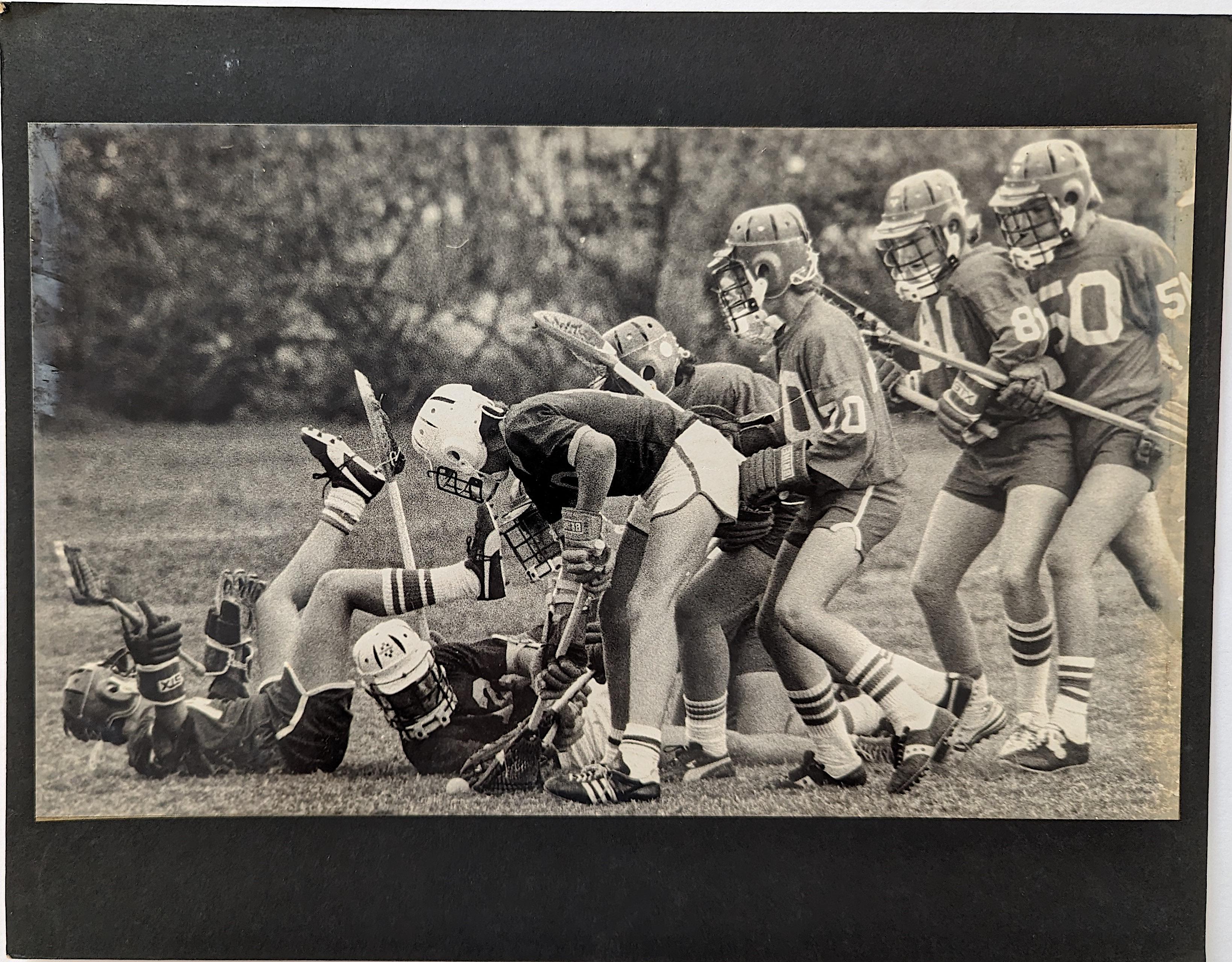 Vintage Silver Gelatin Photo on Exhibit Board News / Sun Sentinel