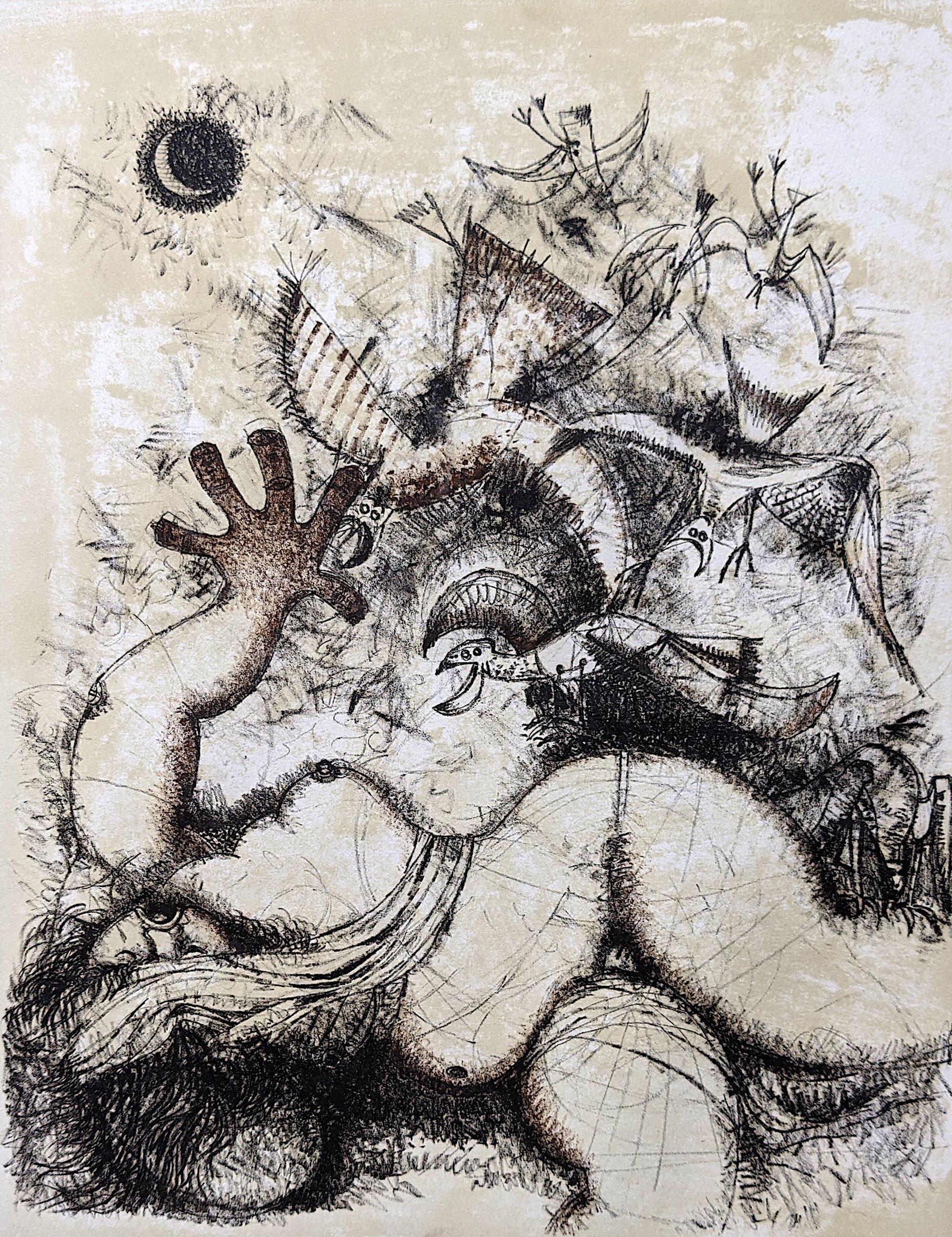 FEDERICO RIGHI Rare Stone Litho. Signed L. Edit. Of 100