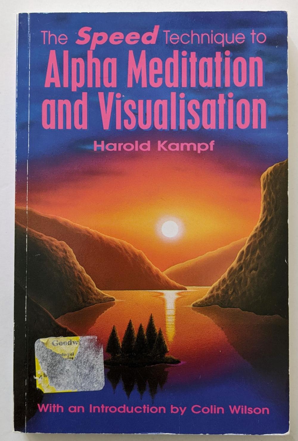 Book The Speed Technique to Alpha Meditaion and Visualisation