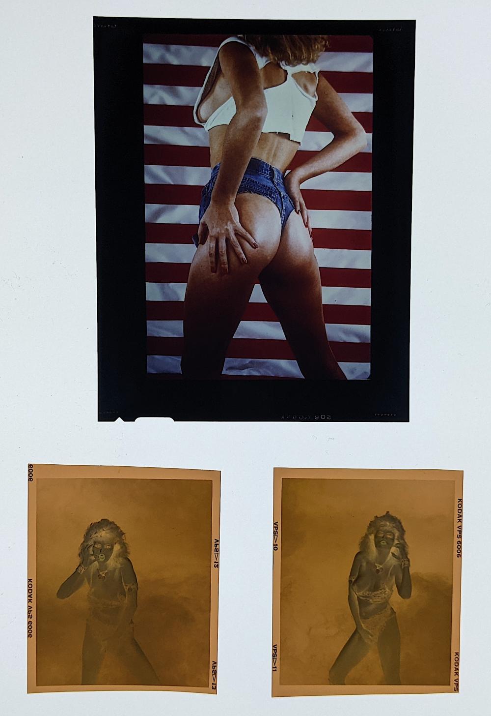 1 Positive and 2 Negatines Pin Up Stacy Donovan