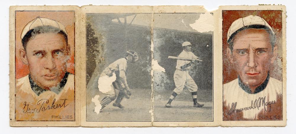 Baseball Card Triple Folder Tobacco, 1912