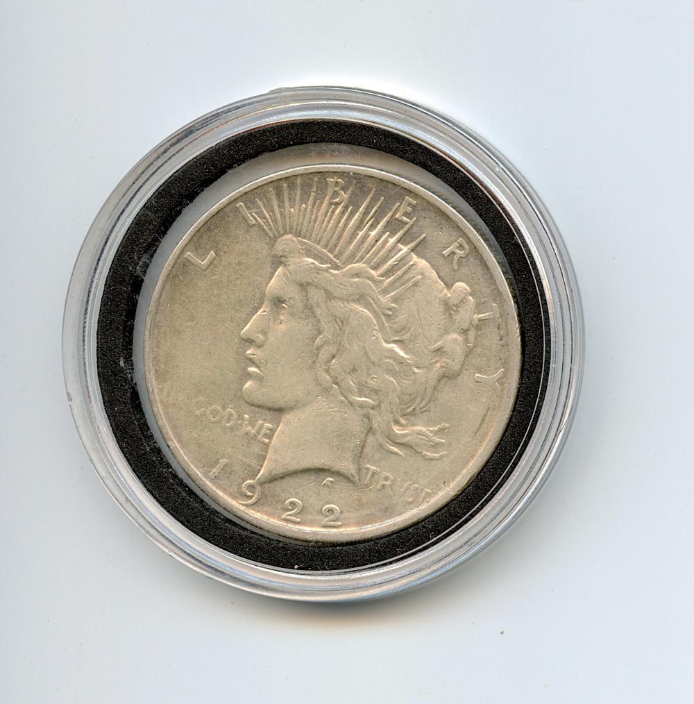 1922 Peace Silver Dollar Coin