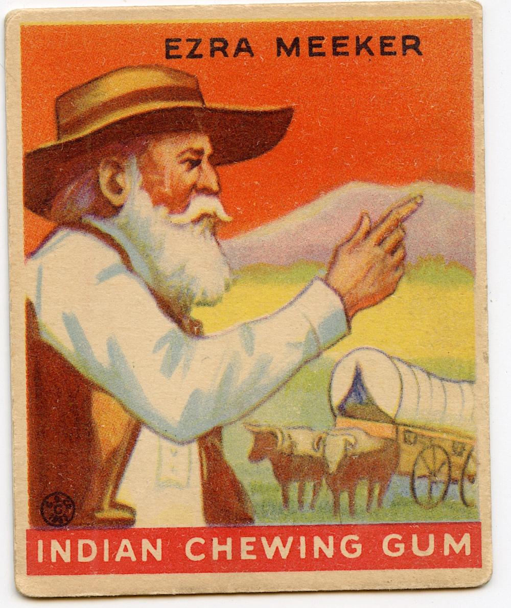 1933 Goudey Indian Gum Card # 81 EZRA MEEKER