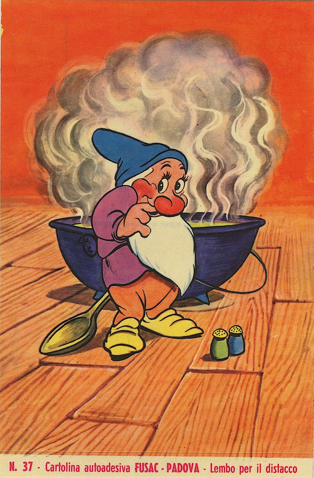 Vintage Rare Postcard Walt Disney Auto Adhesive