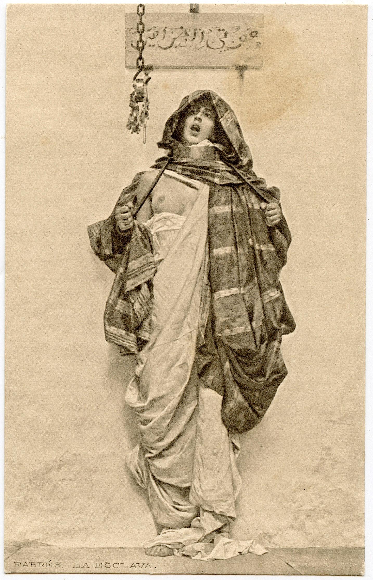 Rare Vintage French Postcard Erotic Female