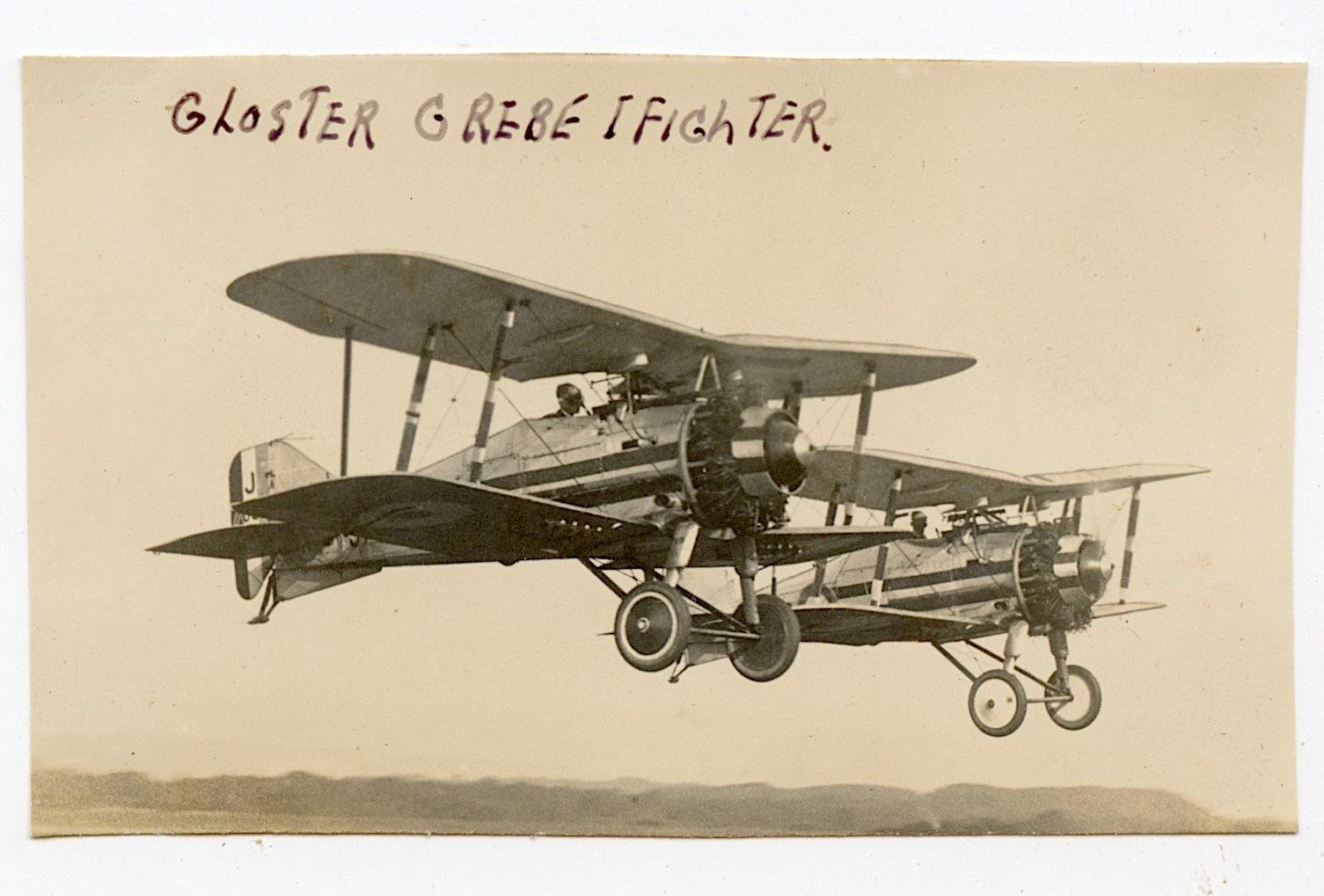 Old Authentic VELOX Photo Aviation GLOSTER FIGHTER