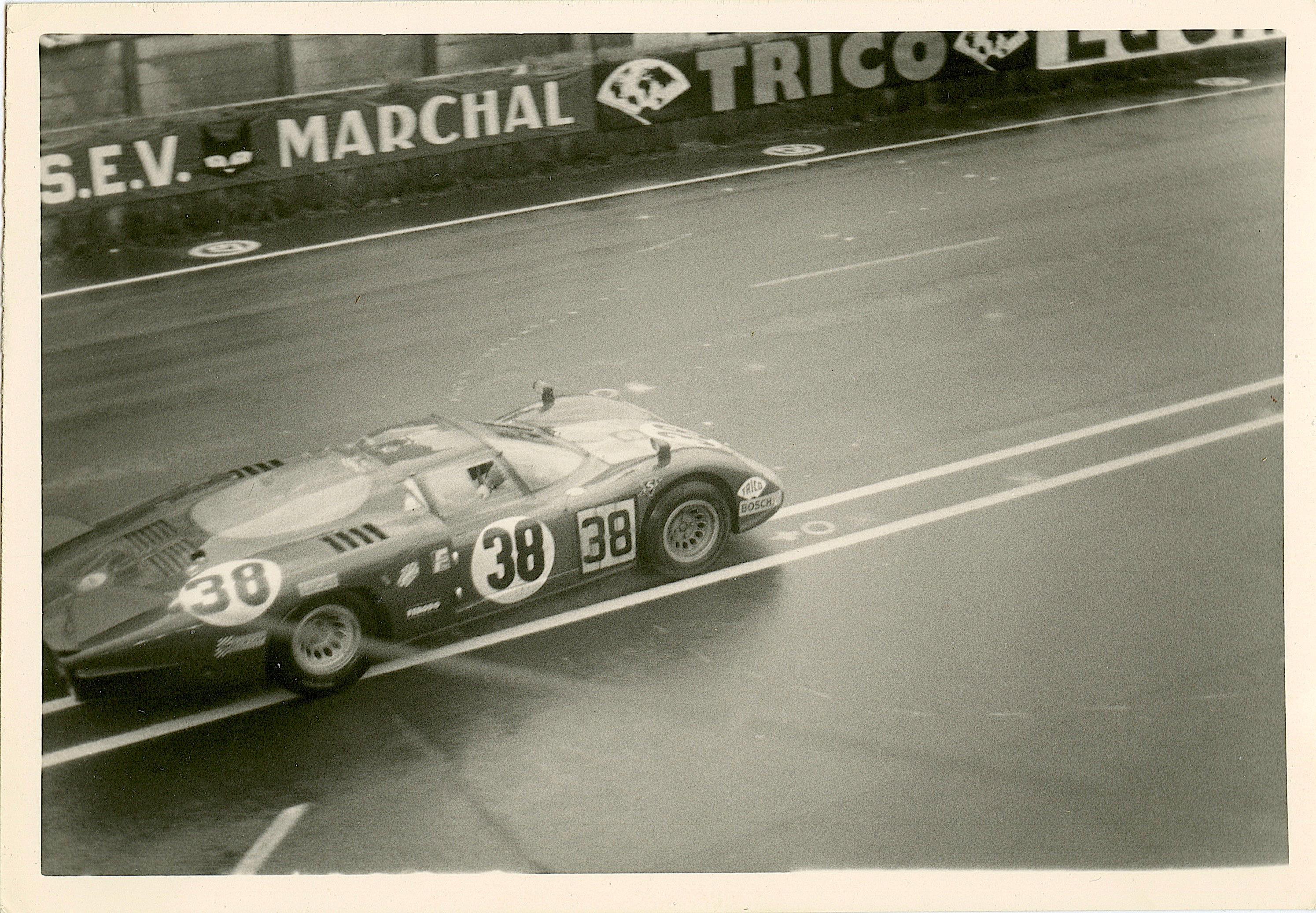 Original Vintage Photo 24 Hours Of Lemans 1968