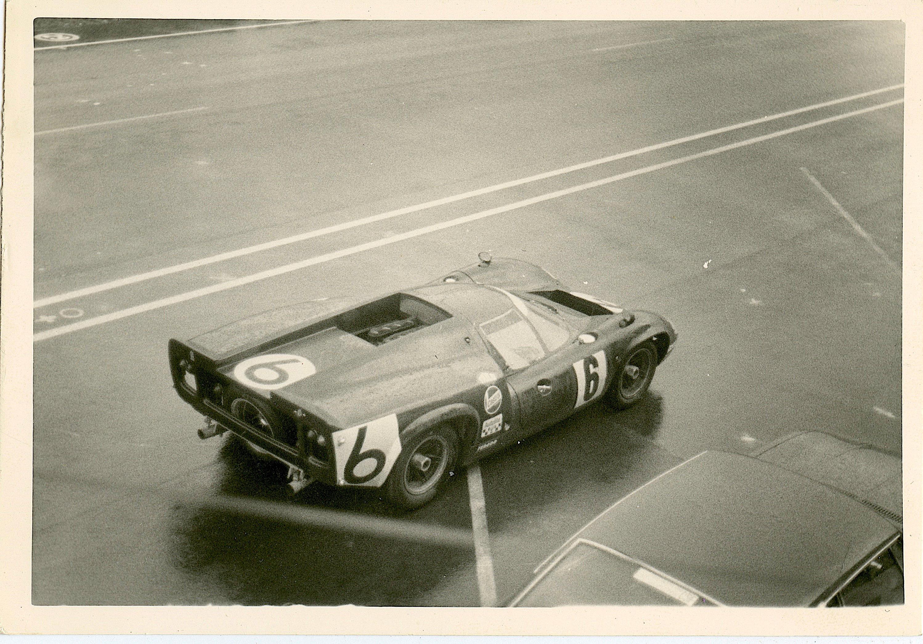 Original Vintage Photo 24 Hours Of Lemans 1968
