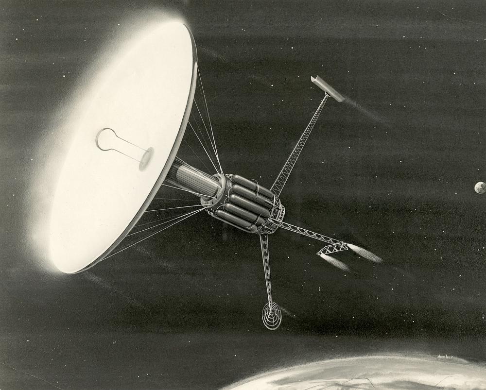 Vintage Rare Photo Space Astronauts Speculation 1950s