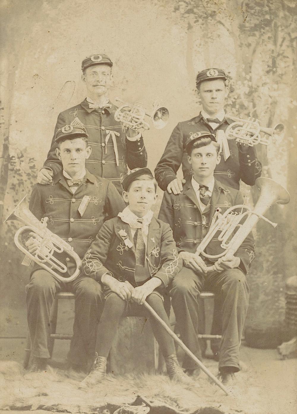CVD Photo Music Band Civil War Era, Coalport PA