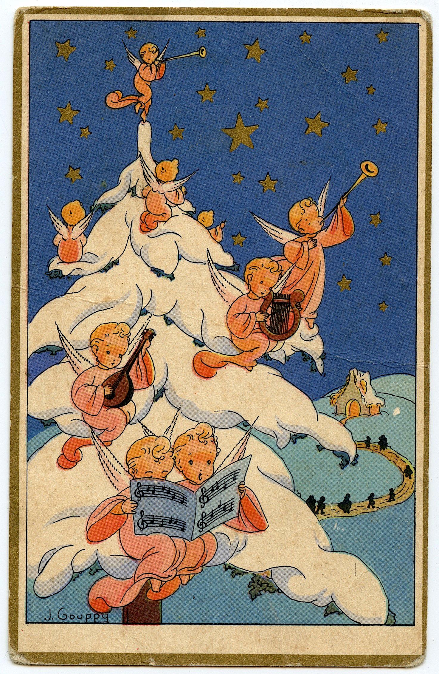 Antique / Vintage Postcard J. Gouppy Putties