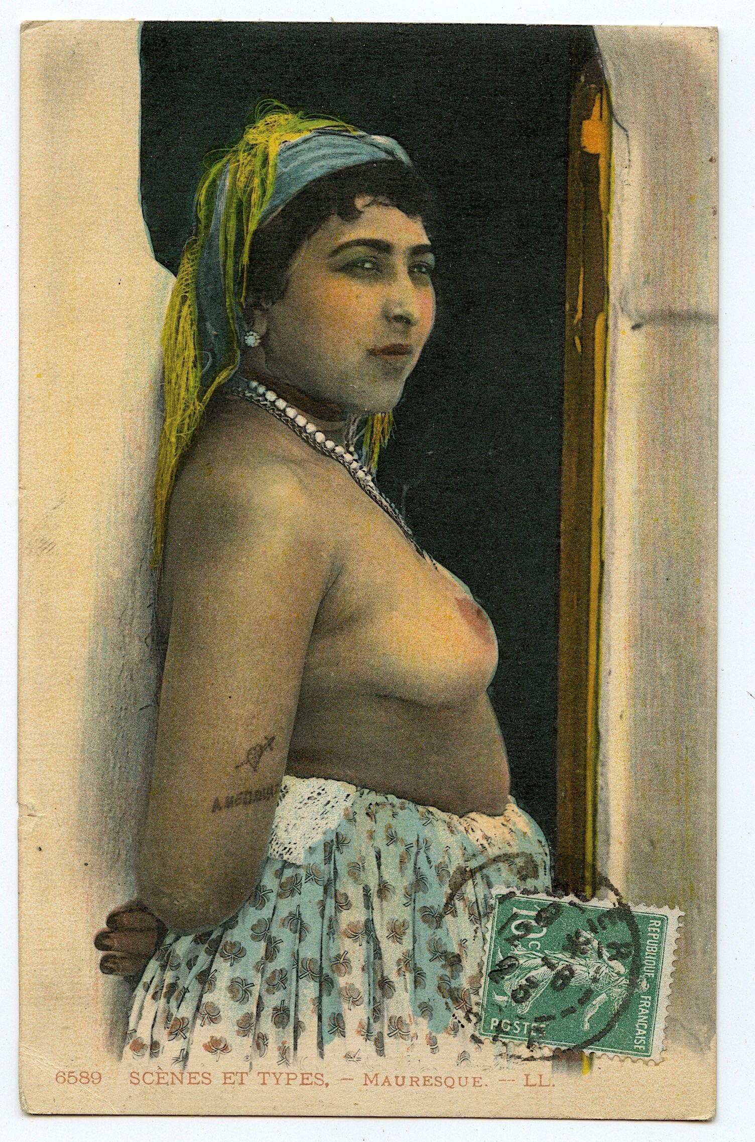 Antique / Vintage Postcard Nude Morocco