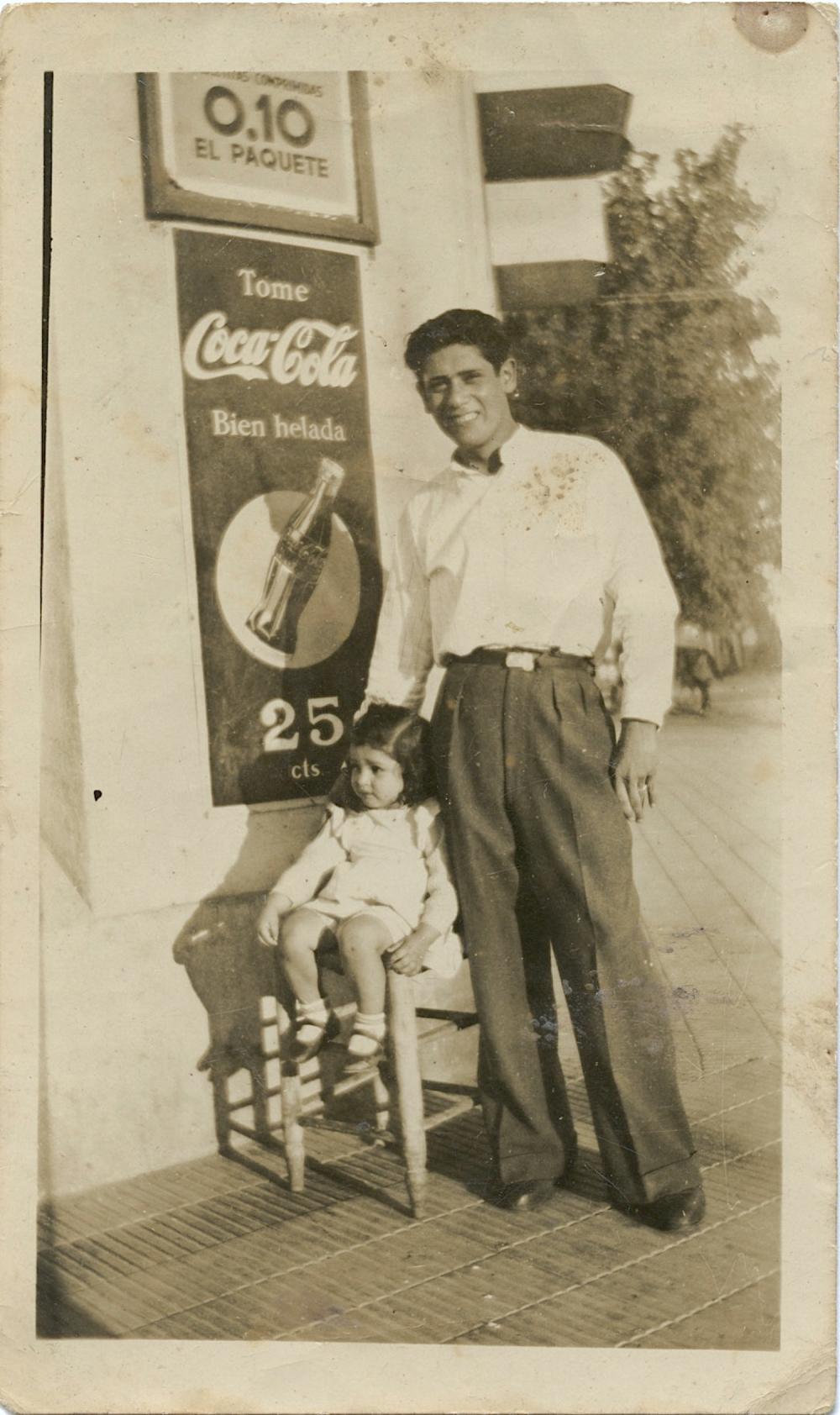 Vintage Rare REX Photograph Argentina Coca Cola Sign