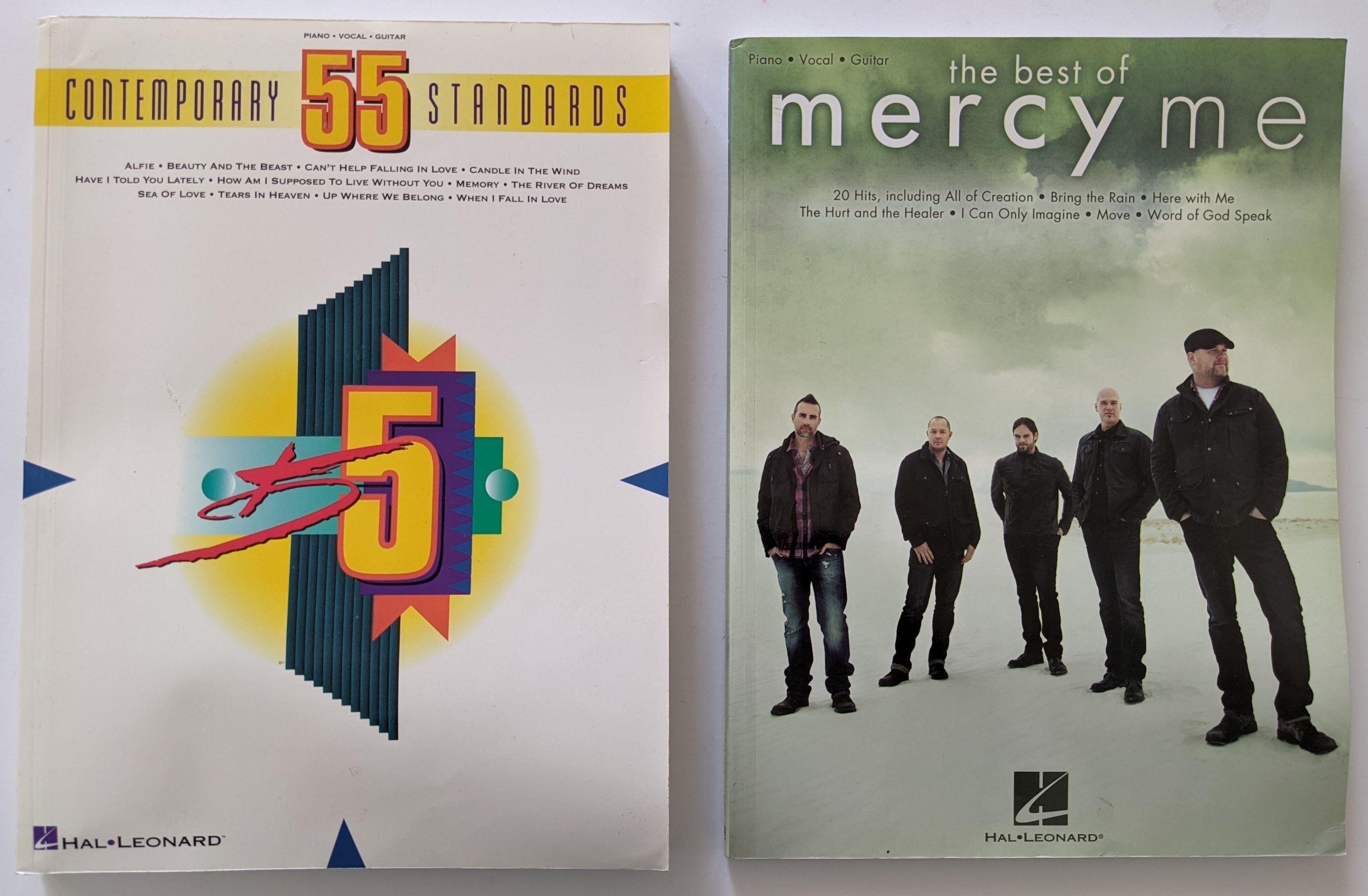 2 Magazines "Contemporary 55 Standards" & "The Best of Mercy Me"