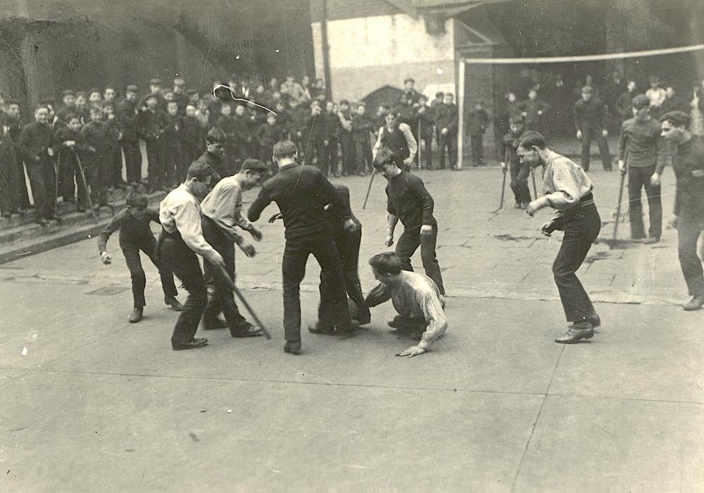 Antique Photo Soccer Zone Handicapped