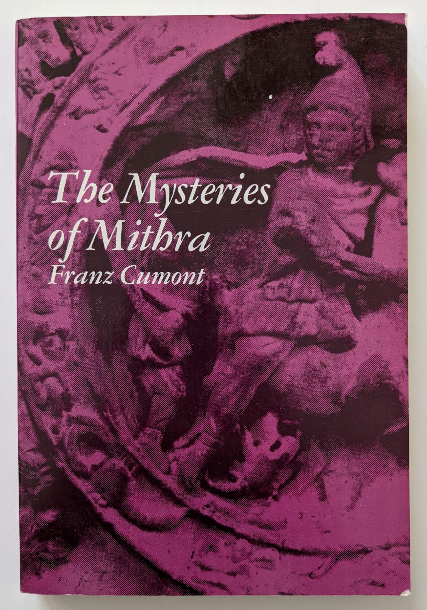Book The Mysteries od Mithra by FRANZ CUMONT