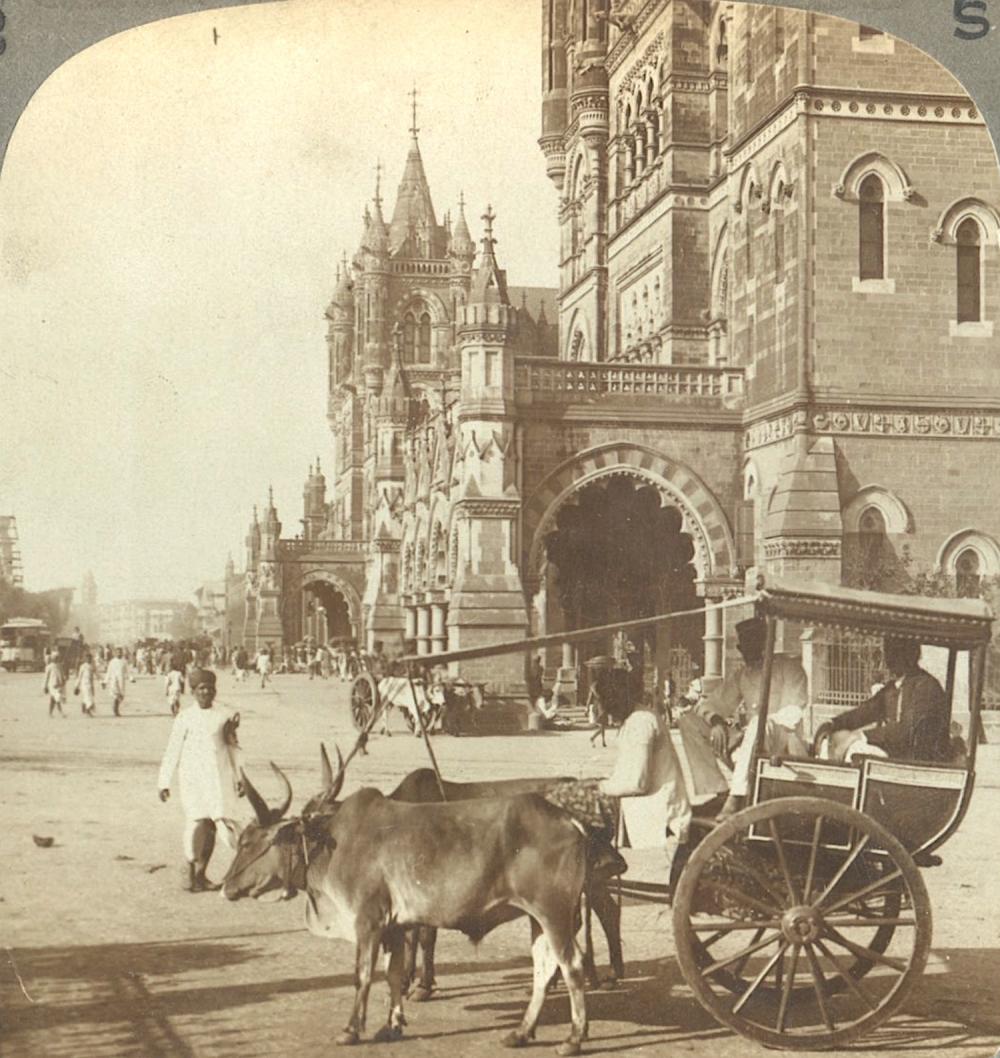 Rare Stereoview Antique/Vintage View in India