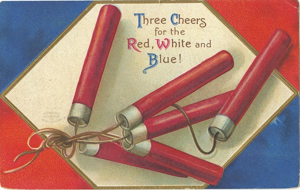 Vintage Rare Early American Postcard 4th Of July